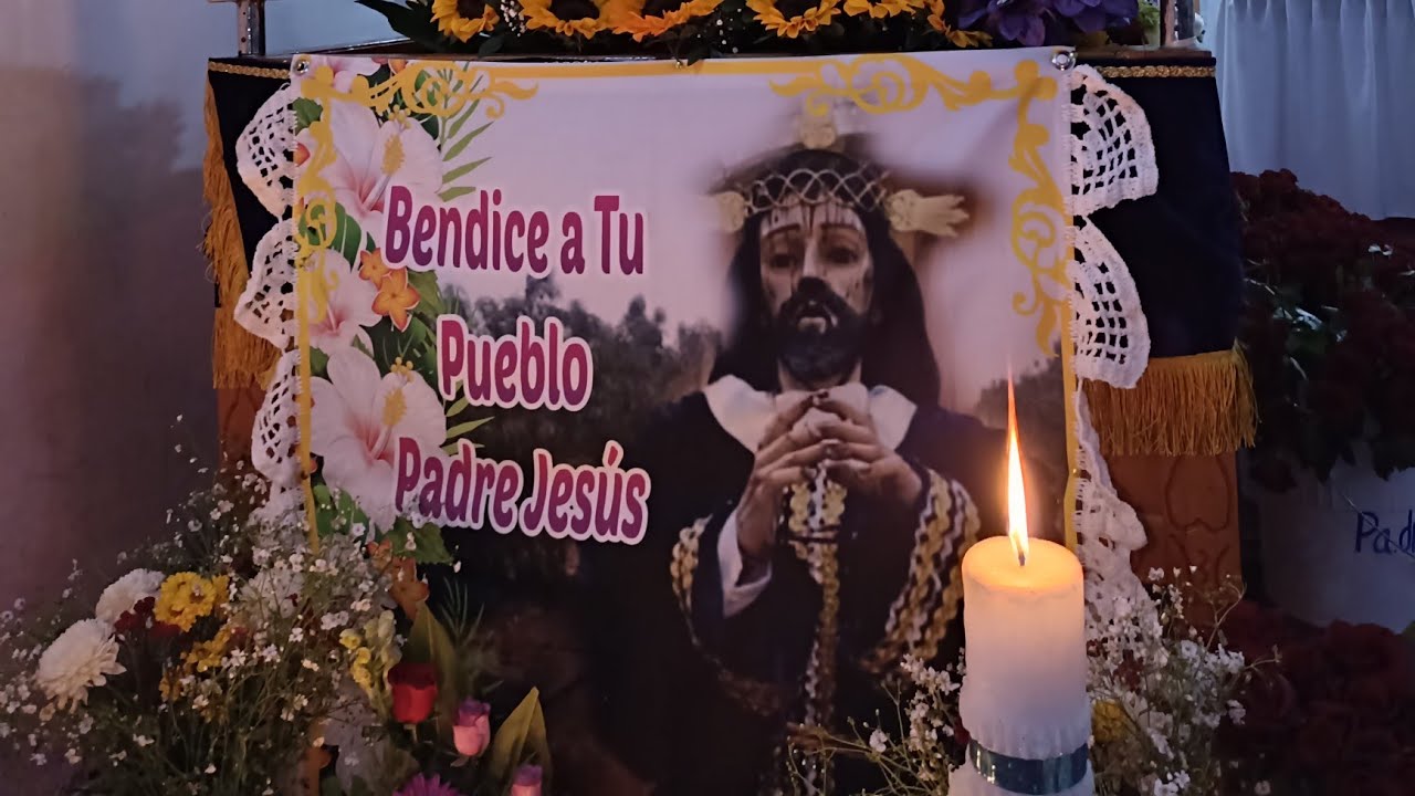Procesión de Padre Jesús hacia la Colonia 5 de mayo, Ocuituco Morelos 2023