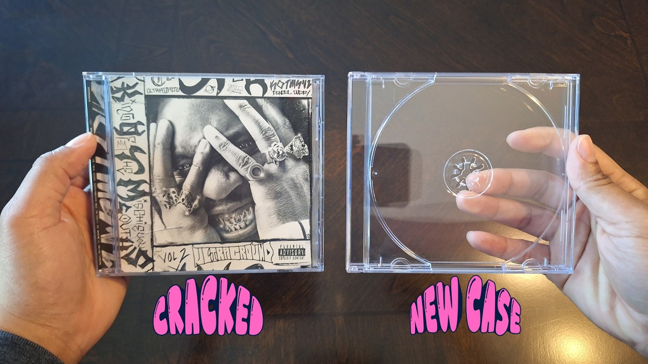 How To Replace A Broken/Cracked CD Jewel Case #denzelcurry #kotms2 #tutorial