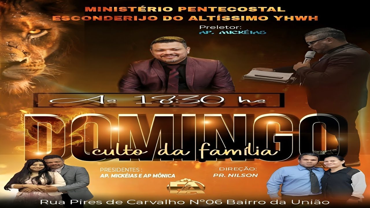 Culto da Família - Ministração/Apóstolo Mickeias Manaus /Am