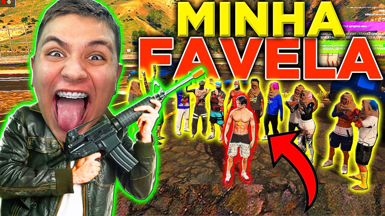 A PRIMEIRA TRETA DA MINHA FAVELA no GTA RP! (Paulinho o LOKO) RP