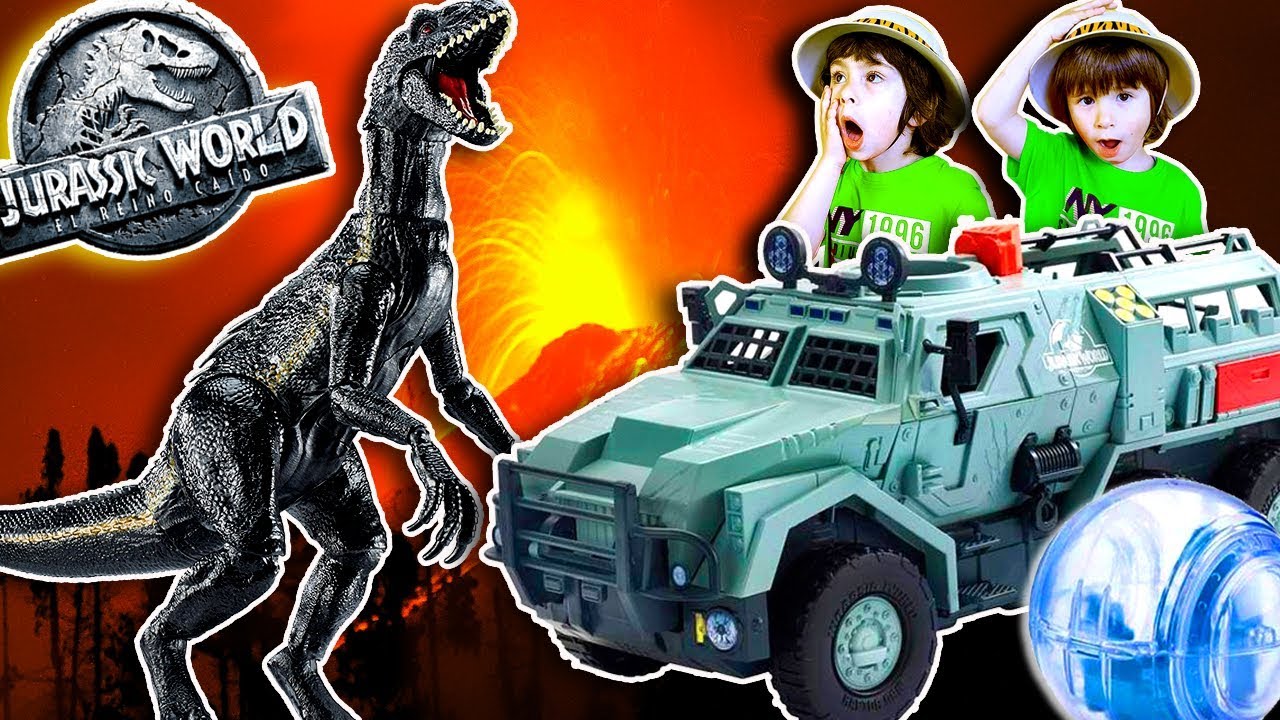 Construimos el VOLCAN de JURASSIC WORLD 2 Fallen Kingdom !!