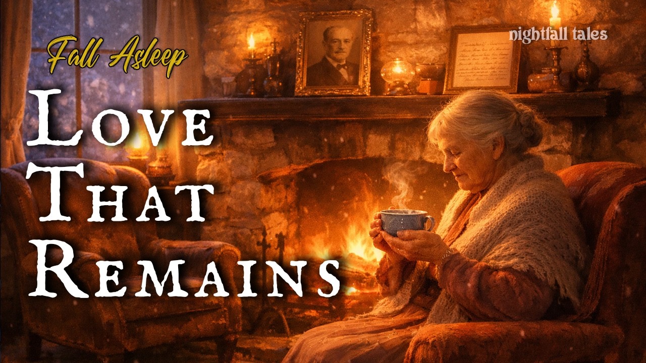 Fall Asleep to The Fireside Love Cottage | Cozy Winter Fireplace Sleep Story