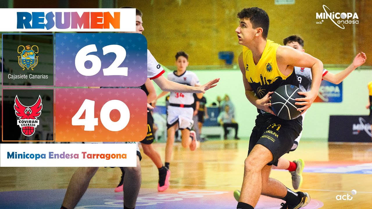 Cajasiete Canarias - Fertisac FCB Granada (62 - 40) RESUMEN | Minicopa Endesa Tarragona 2024