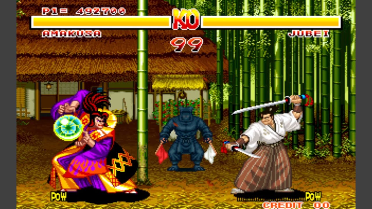 Samurai Shodown 1 [Arcade] - play as Amakusa
