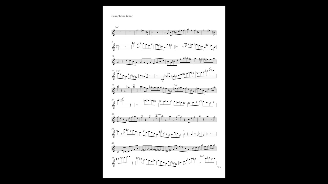 Transcription - Joshua Redman - 