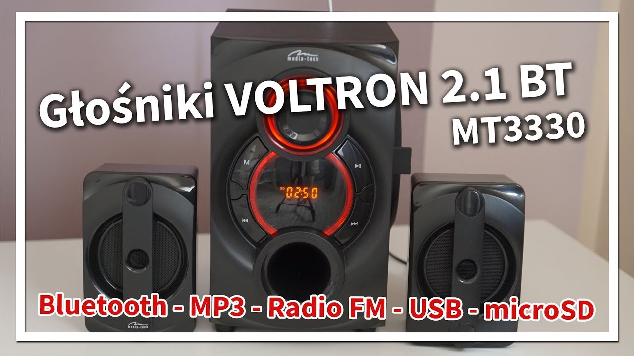 Jak grają głośniki VOLTRON 2.1 BT od Media-Tech? RECENZJA