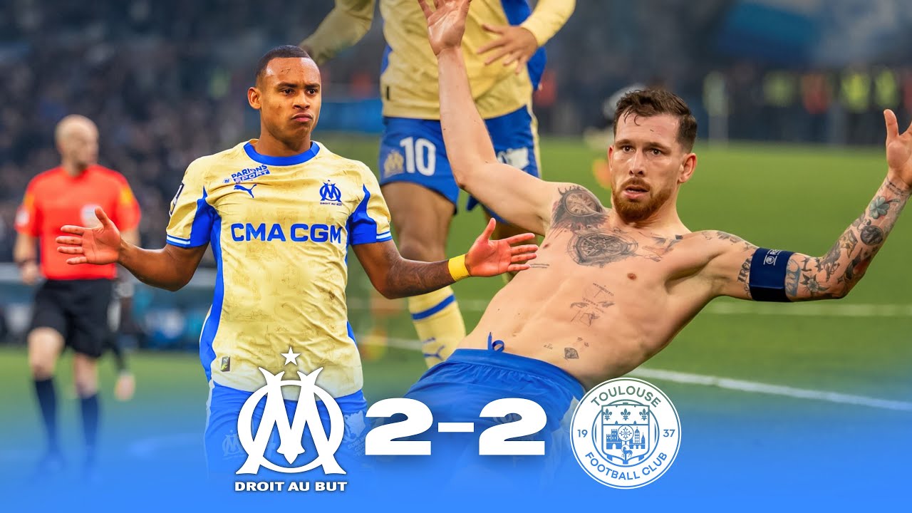 Les BUTS marseillais contre Toulouse (Paixao & Hojbjerg) ! &bull; OM 2-2 Toulouse &bull; HD