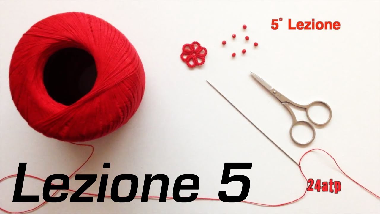 Chiacchierino Ad Ago - 5˚ Lezione Realizzazione Anello Fai Da Te Bijoux DIY - Tutorial Tatting