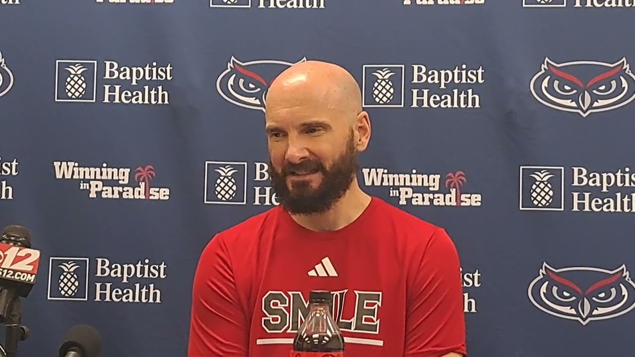 FAU Coach John Jakus Tulane Post Game 1-21-26