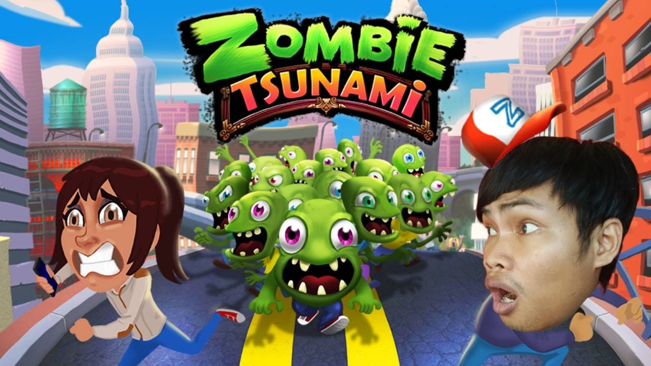 SEMUA ZOMBIE BERKUMPUL UNTUK MEMAKAN KITA! | Zombie Tsunami
