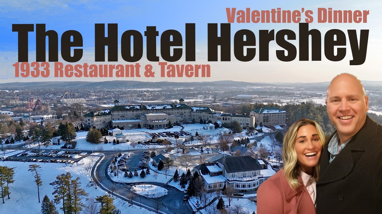 Видеоблог ко Дню святого Валентина: Ужин в ресторане и таверне 1933 года в отеле Hershey | Парк р...