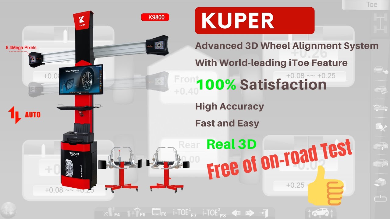 Lawrence Bosstar Series 3D Wheel Alignment  System