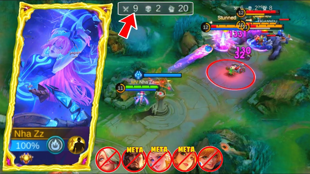 NOVARIA NOWY, SZALONY TRIK BUDOWY DO COUNTER HEROES META 2025 | MOBILE LEGENDS