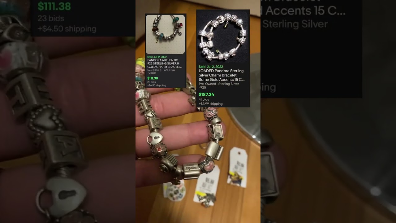 🤑 $500 Profit Reselling Used Jewelry on EBAY❗️ #reselling #thrifting #ebay