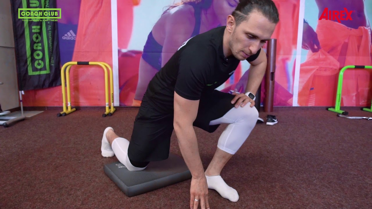 Балансировочная подушка Airex Balanced Pad. Тренировка для бегунов