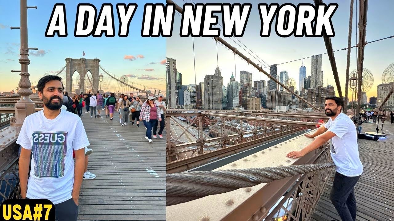 CYCLING in NEW YORK CITY | Brooklyn Bridge