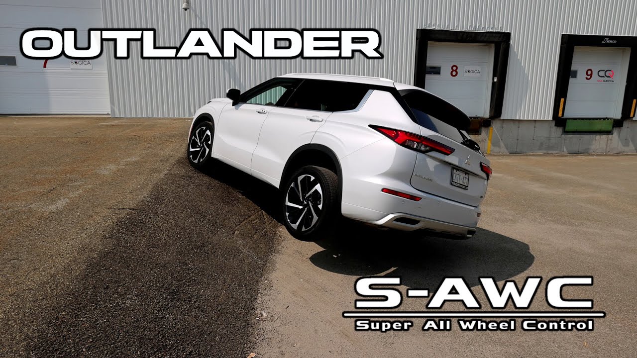 Mitsubishi Outlander S-AWC Диагональный тест | хорошо для заснеженной дороги, но ...