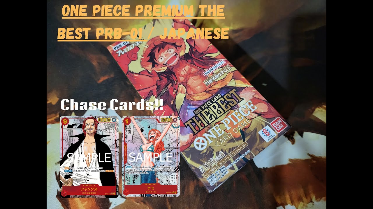 One Piece Premium The Best Booster Box PRB-01 OpeninG!!