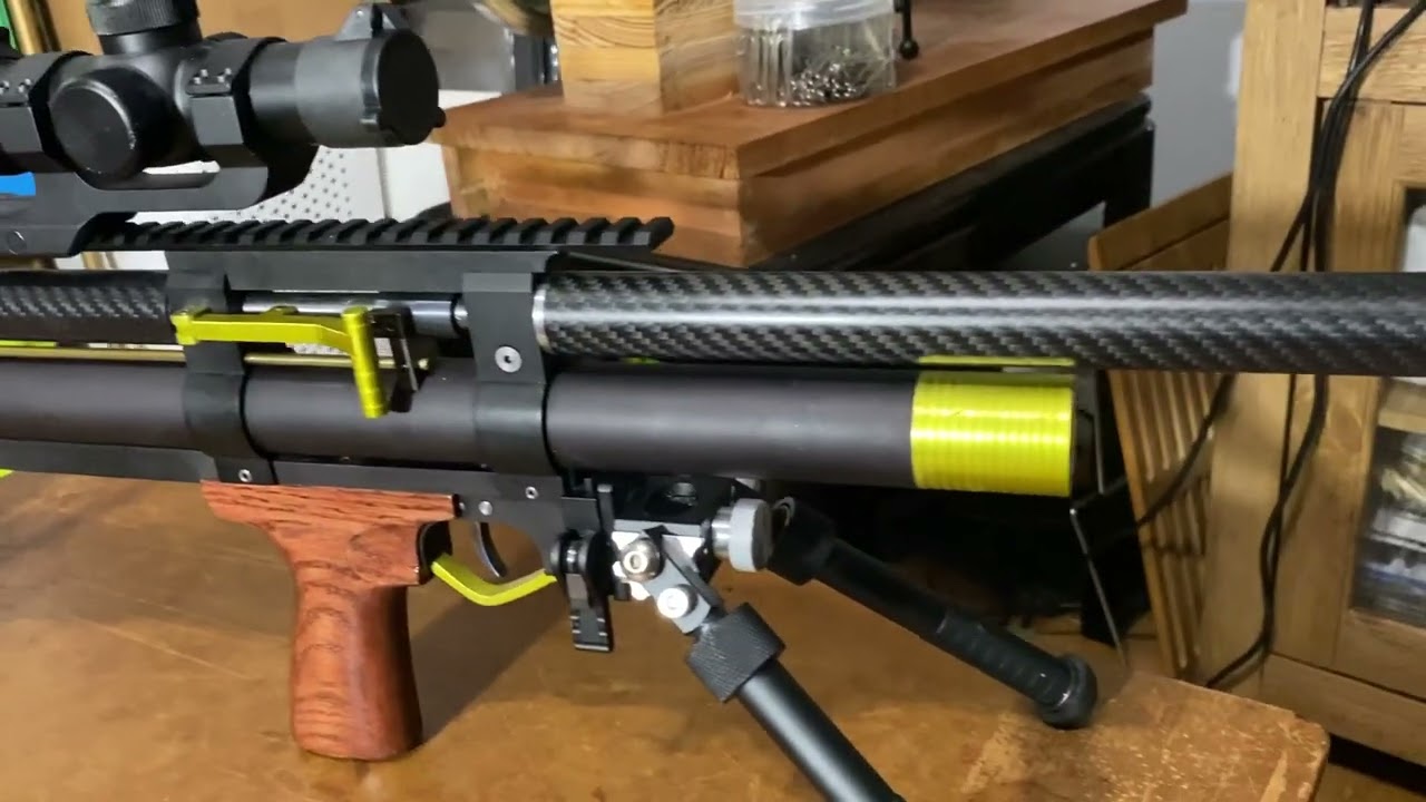 DIY RG PCP BULLPUP AIR GUN RIFLE .22 Cal. Pellet  10 Round Rotary Magazine