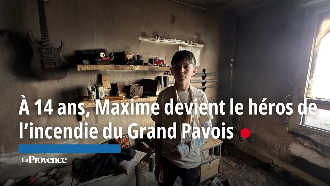 À 14 ans, Maxime devient le héros de l’incendie du Grand Pavois