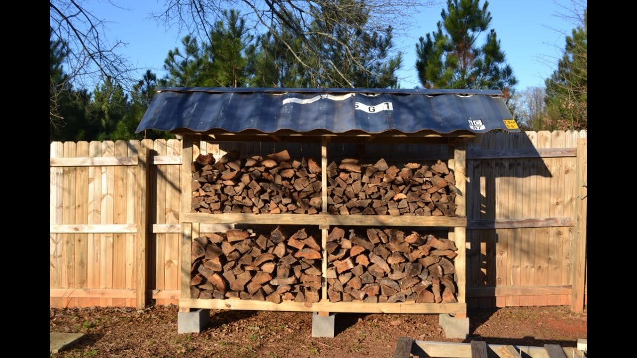 Firewood Storage From Pallets