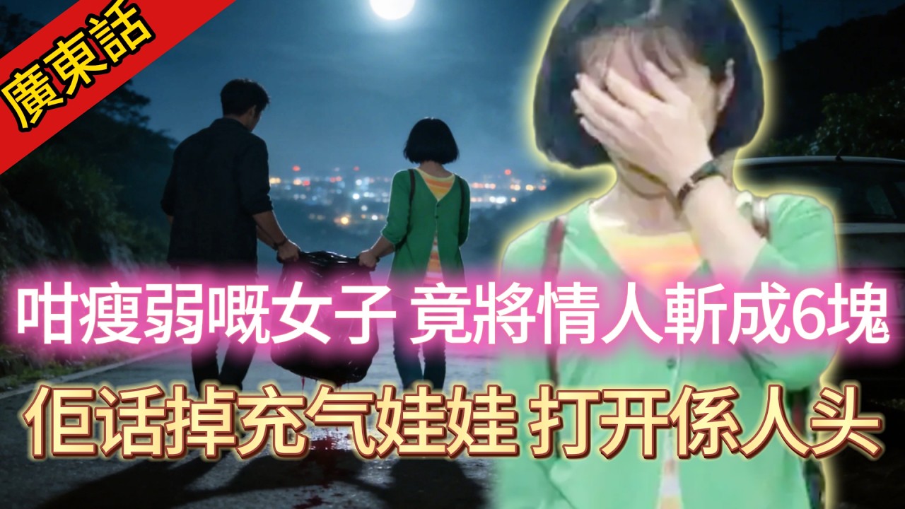 【真實案件】| 睇落咁弱不禁風嘅女子，竟然如此狼死！佢将情人分成六塊，用三層膠袋裝好！男朋友幫手掉垃圾，佢話裡面係充氣公仔，打開一睇，竟然係......#犯罪#案件解說