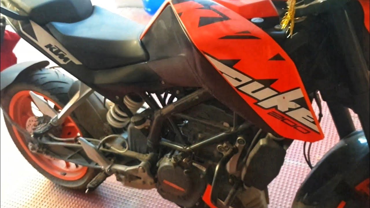 KTM Duke 200 Brake Pedal Installation //BvjTech