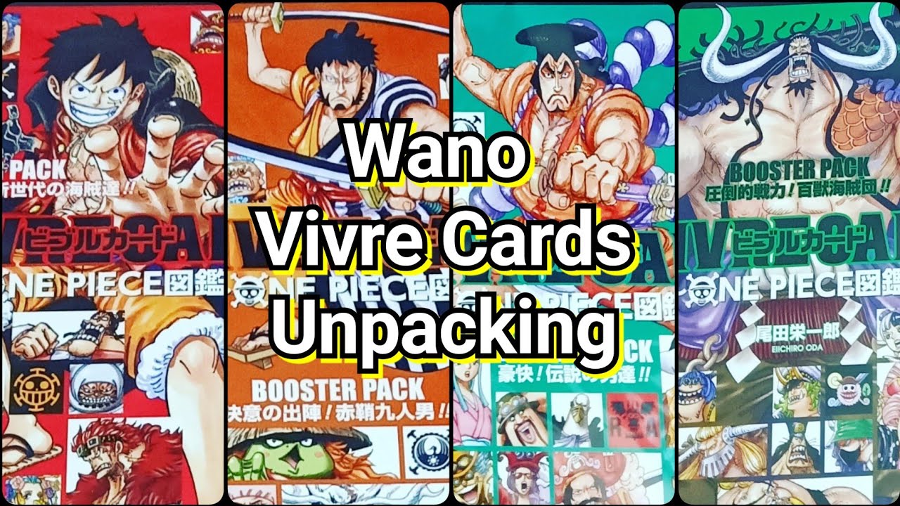 One Piece Vivre Card Wano Booster Packs