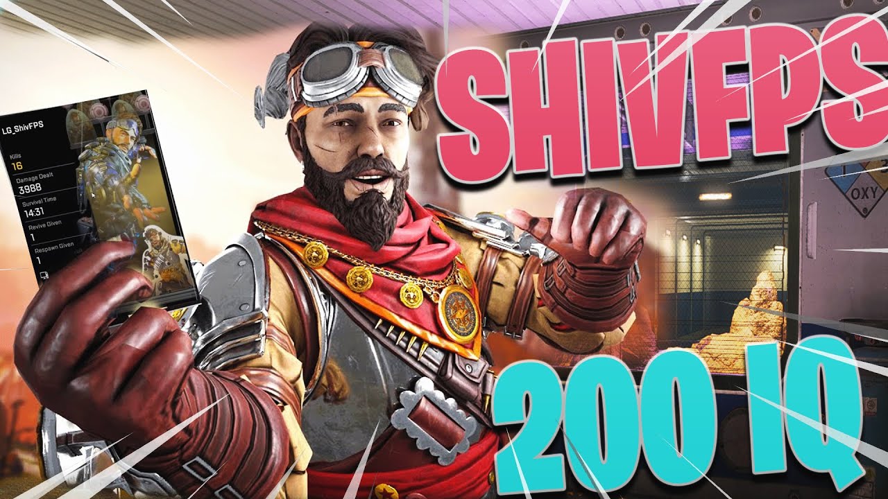 ShivFPS THIS is WHY MIRAGE 200 IQ PLAYER ?  | FLATLINE + MASTIFF ShivFPS Apex Best Moments