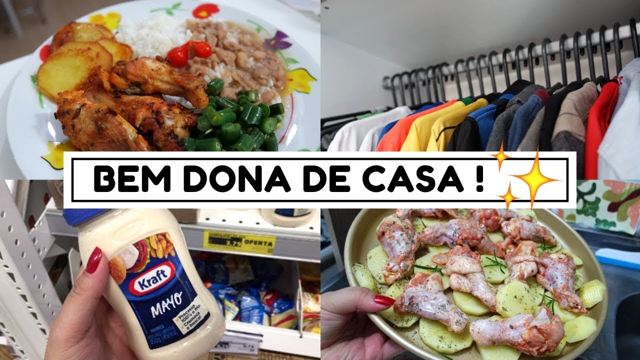 ME EMPOLGUEI NO MERCADO, FIZ JANTA PRA NÓS E UM POUCO DE ROTINA ♥