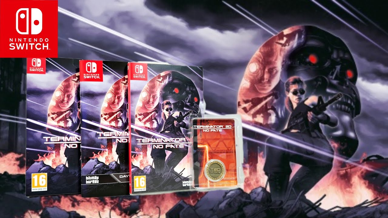 Terminator 2D No Fate Day One Edition Nintendo Switch Unboxing