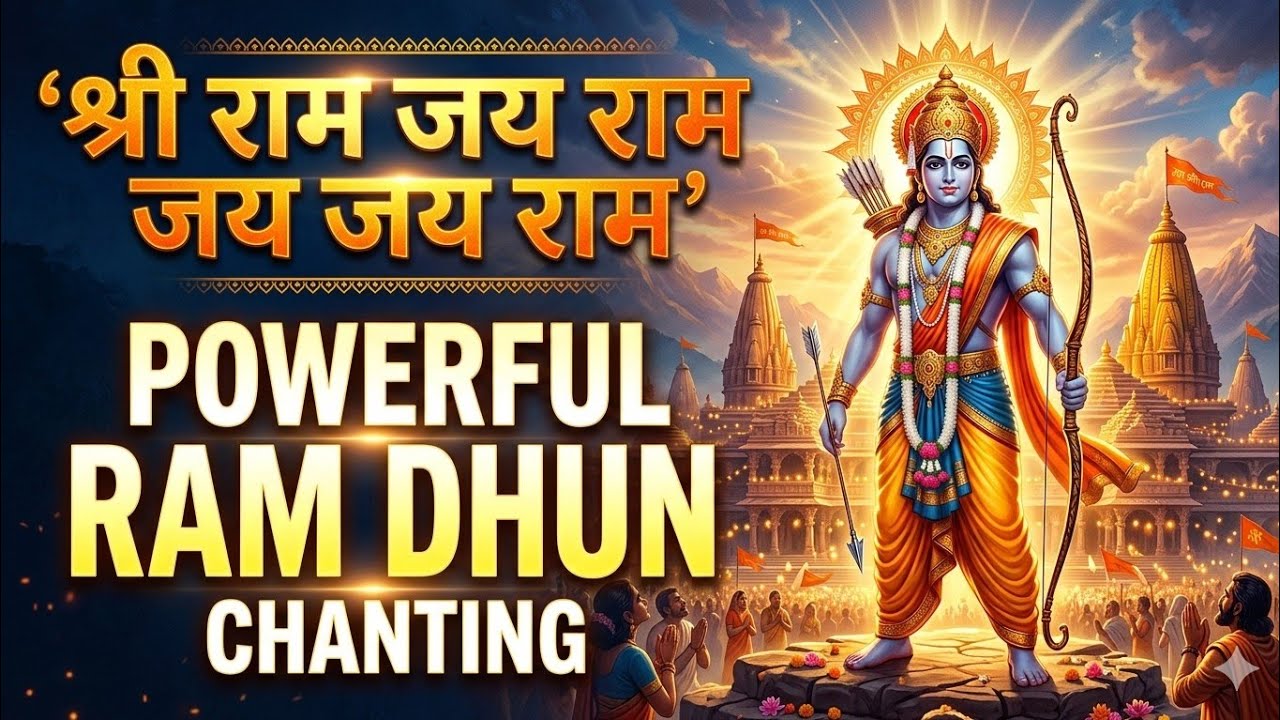 Shri Ram Jai Ram Jai Jai Ram | Powerful Ram Dhun