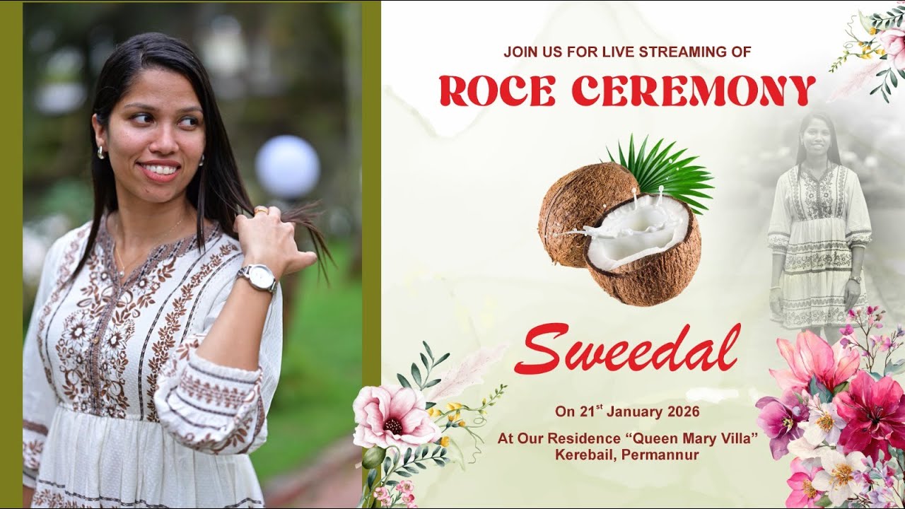 Roce Ceremony Of SWEEDAL | Watch Live | 