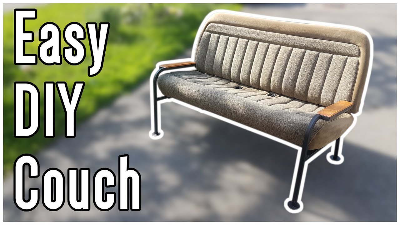 Upcycled Scrapyard Benchseat Couch