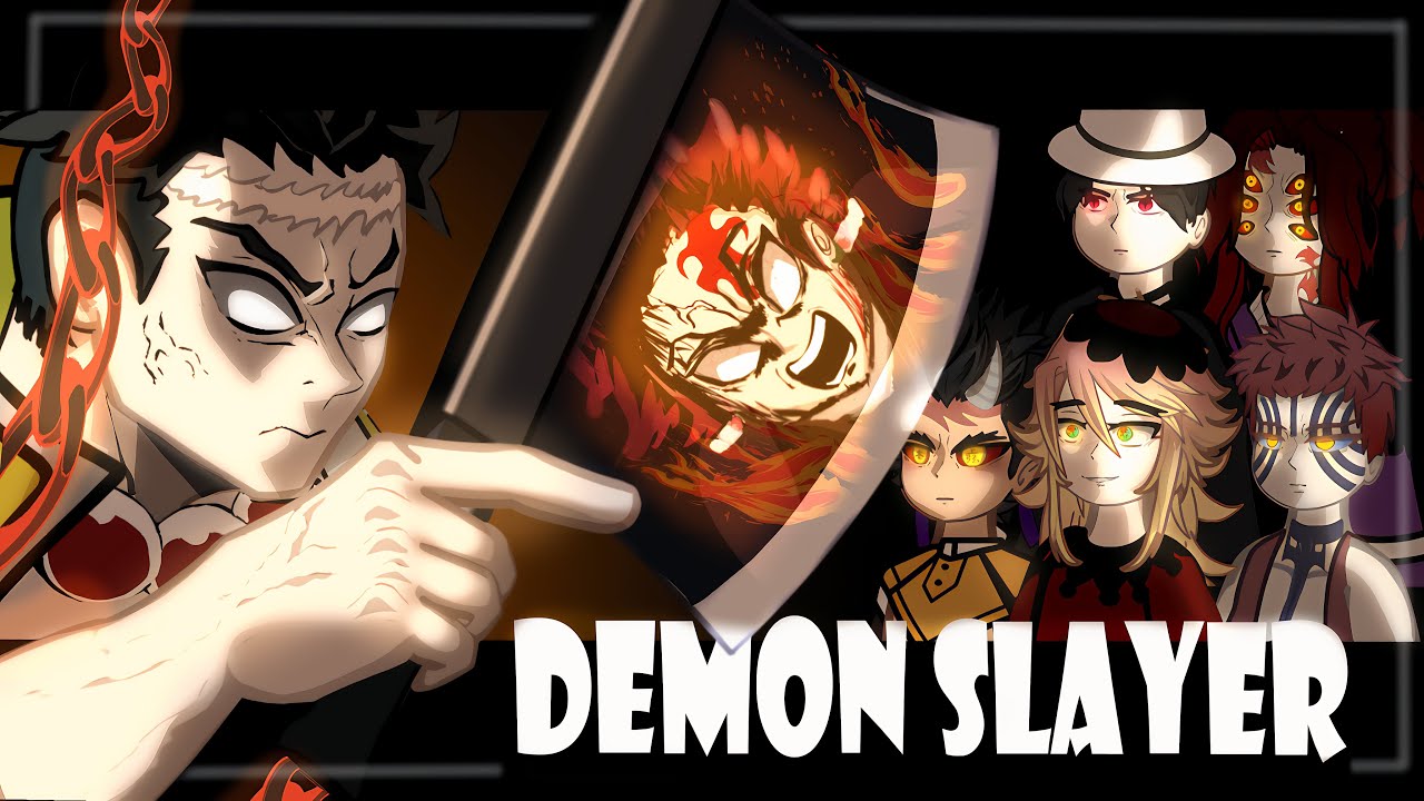 React to demon slayer ||Tanjiro ||upper moons||infinity castle||gacha club||animation|pt3