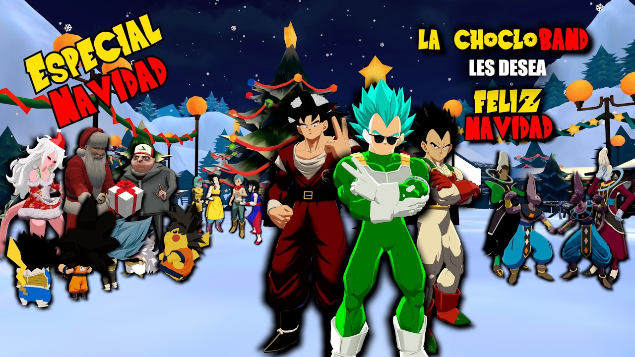 ÑOKU Y VEGETA EN UNA MISIÓN NAVIDEÑA | Especial Navidad | DRAGONBALL VRCHAT