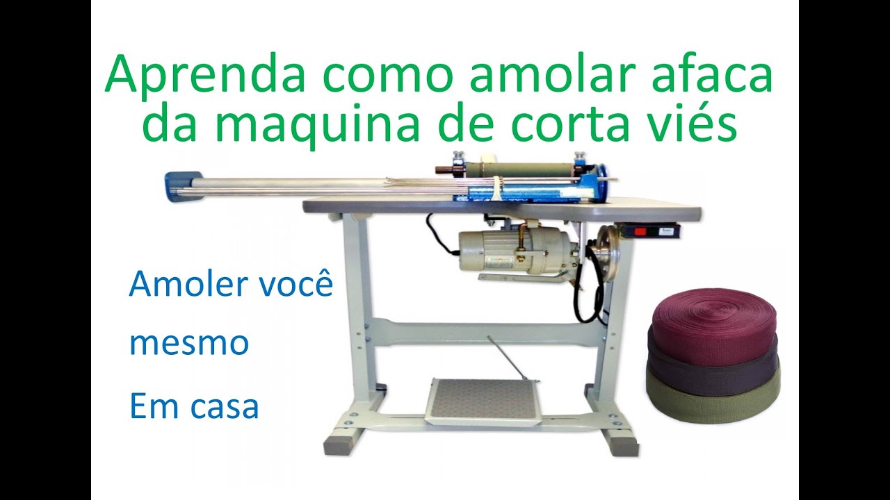 Como Amolar a Faca da Maquina Rainha Cortadeira de Vies
