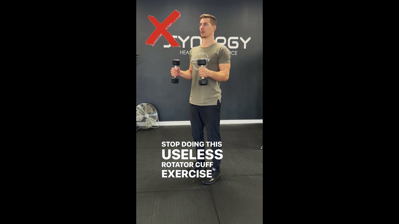 STOP doing this Rotator Cuff Exercise | TRY THIS #rotatorcuff #shoulderrehab