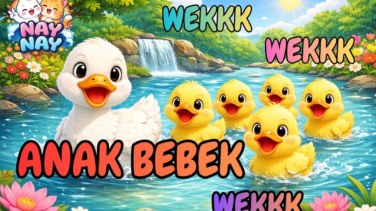 Lagu Anak Anak - BEBEK LUCU - KWEK KWEK KWEK - Lagu Anak & Balita