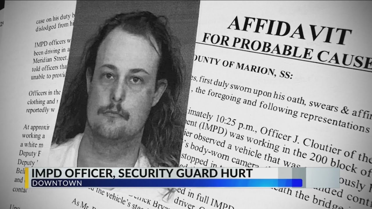 Man reportedly used cocaine, drank alcohol prior to hitting IMPD officer with car