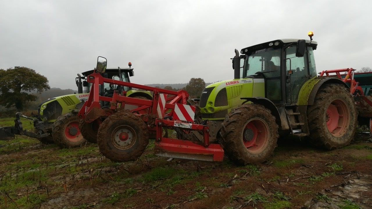 Labour et semis d'orge 2019 | Claas ares 697 atz | Claas arion 620