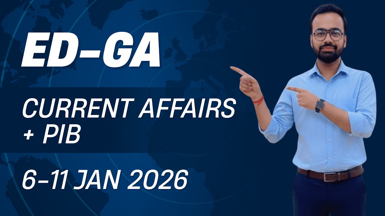 Current Affairs and PIB for Regulatory/Banking Exams Finance | Saurav Sir | 6th to 11th January 2026
