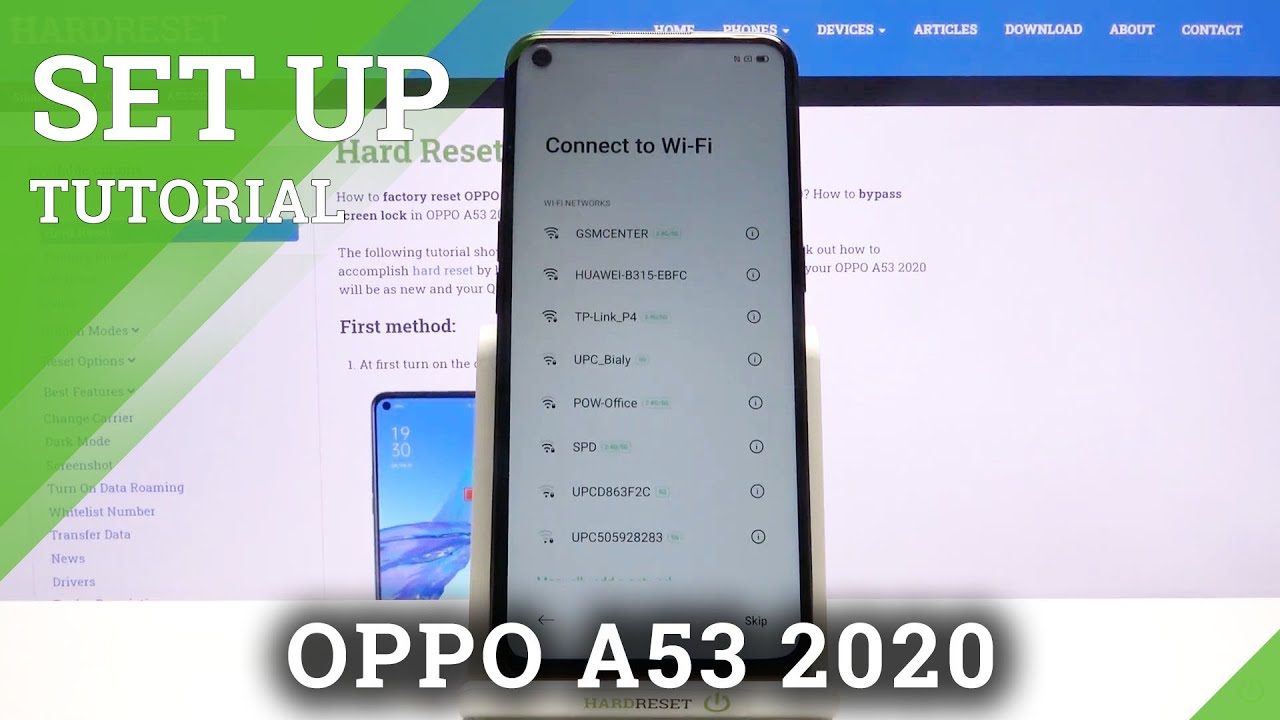 Как настроить OPPO A53 2020 — Первая активация/конфигурация