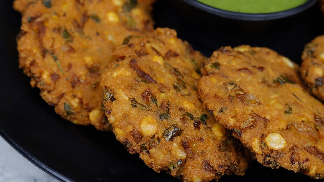 South Indian Dal Vada Recipe | Masala Vada Recipe | Famous South Indian Breakfast |