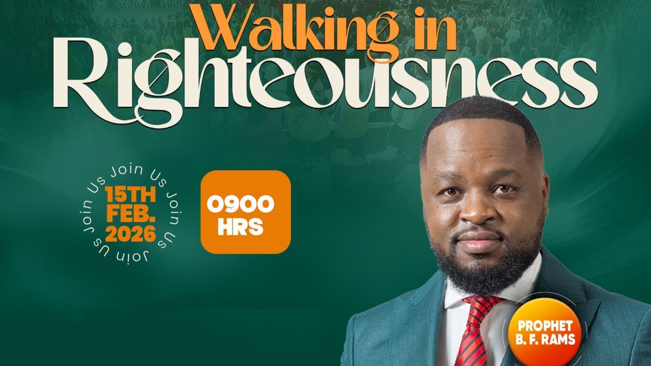 Open Heaven Service | Walking In Righteousness | Prophet B.F. Rams