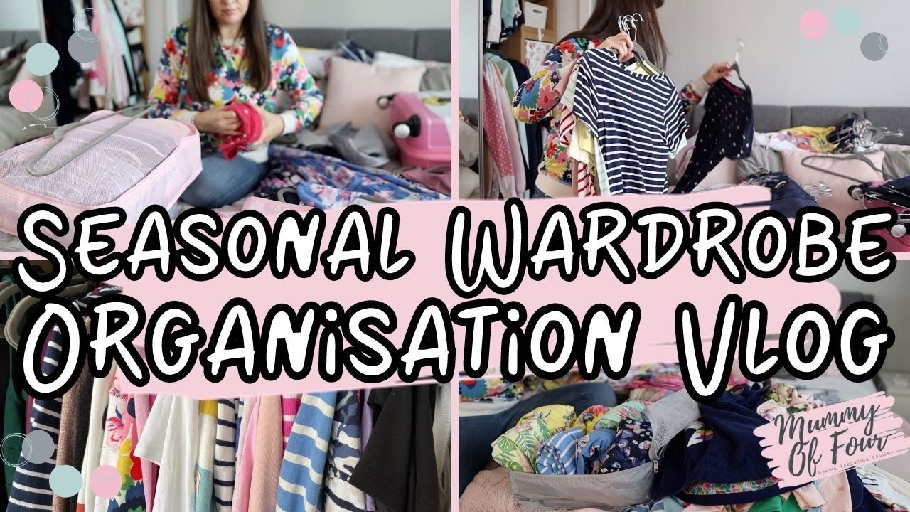 Wardrobe Organisation Switch Over For Summer To Autumn Winter 2021 Vlog | Mummy Of Four UK