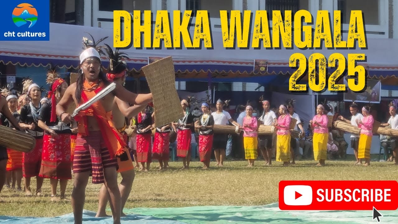 Танцевальное видео с кавер-версии Dhaka Wangala 2025 II Garo