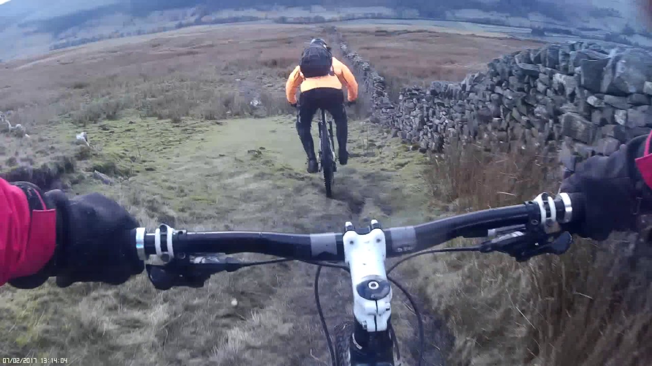 First snowy Descent Birks Fell, Buckden,Yorkshire Dales(Merged)