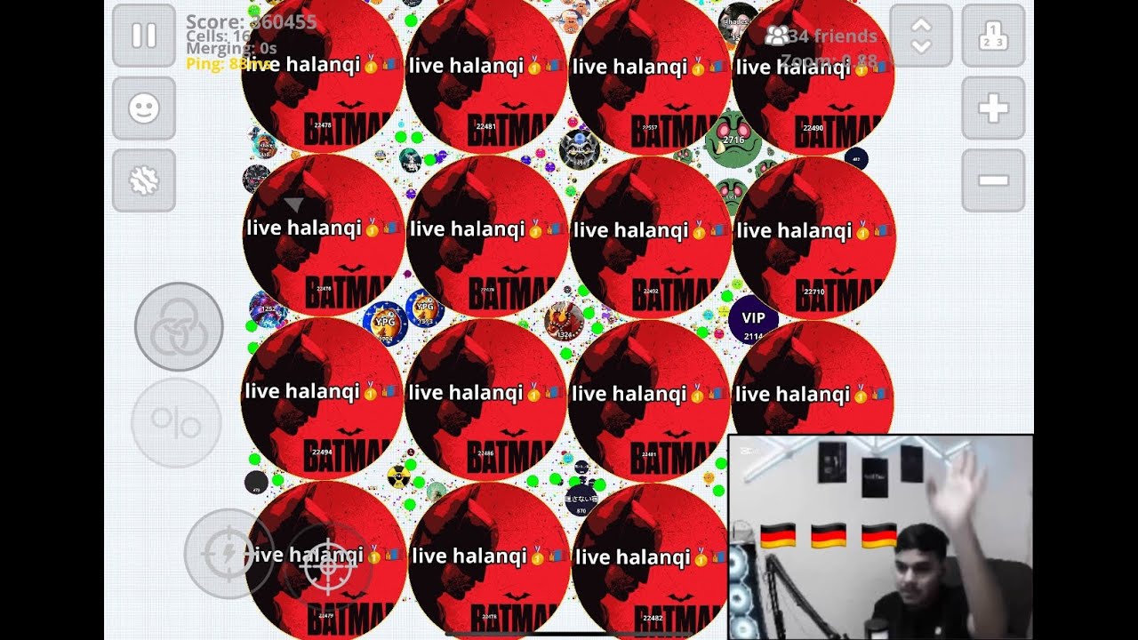 بث حلنقي- فيس كام 😍 دعس المنوب 😍 HALANQI LIVE FACECAM AGARIO