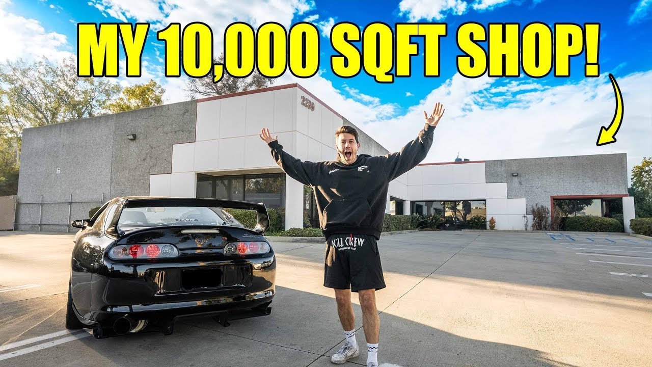 Renovating an Abandoned Warehouse into my Dream Garage! [Entire Build Process]